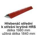 Hřebenáč střední grafitová šeď HRS Accessories Polyestersat 25 (PE25)