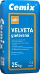 Omítka sádrová gletovaná Cemix 016G Velveta 0,7 mm – 25 kg