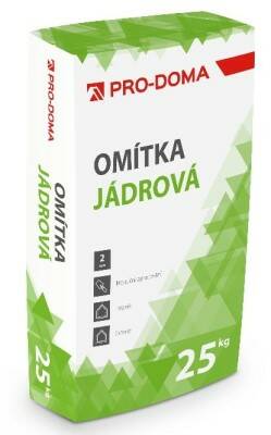 Omítka jádrová ruční 2 mm PRO-DOMA – 25 kg