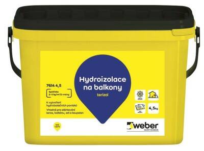 Hydroizolace weber Terizol – 4,5 kg