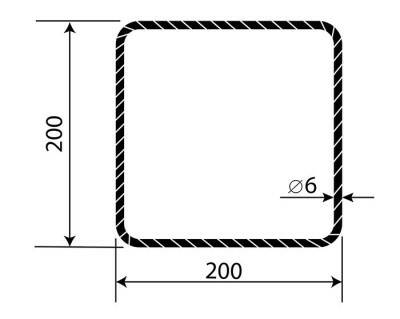 Třmínek R6 200 x 200 mm
